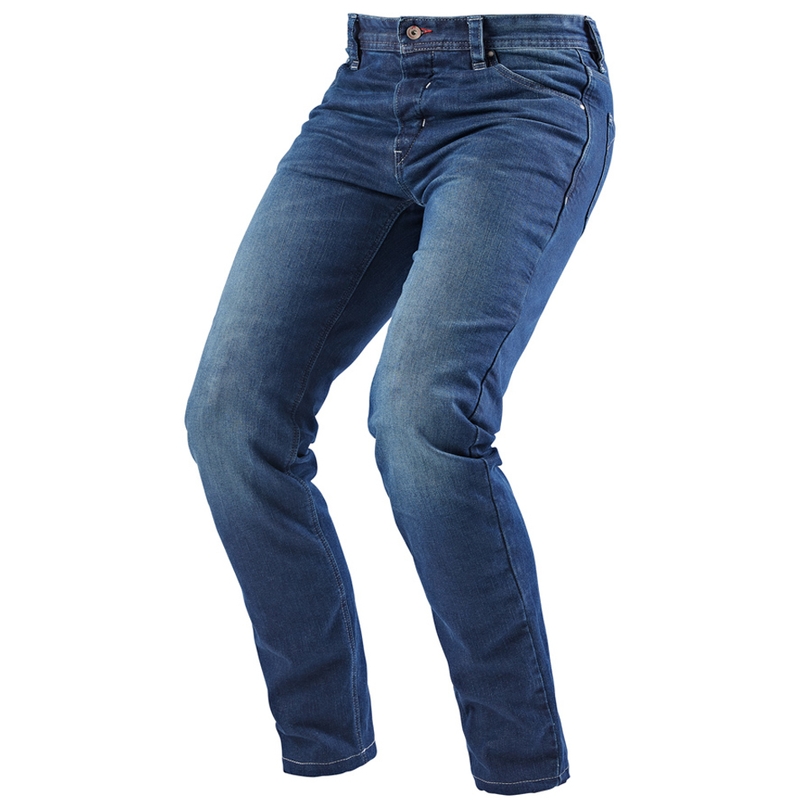 Jeansy motocyklowe Furygan D12 X Kevlar® Straight w kolorze niebieskim