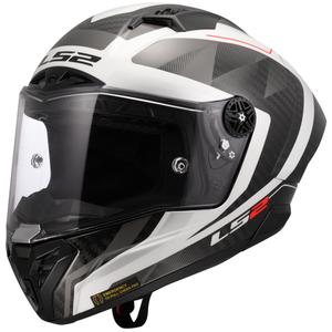 Kask motocyklowy integralny LS2 FF805 Thunder C GP Aero Raute biało-szary