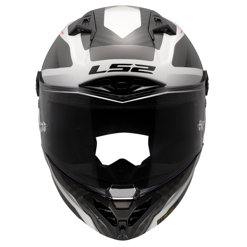 Kask motocyklowy integralny LS2 FF805 Thunder C GP Aero Raute biało-szary
