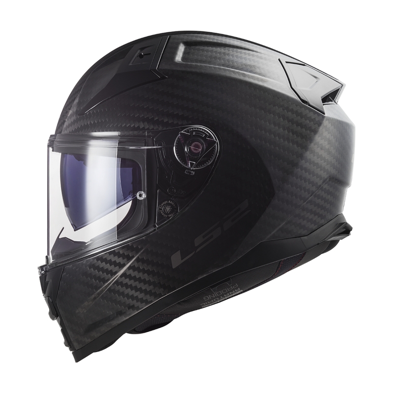 Kask motocyklowy integralny LS2 FF811 Vector II Carbon matowy czarny