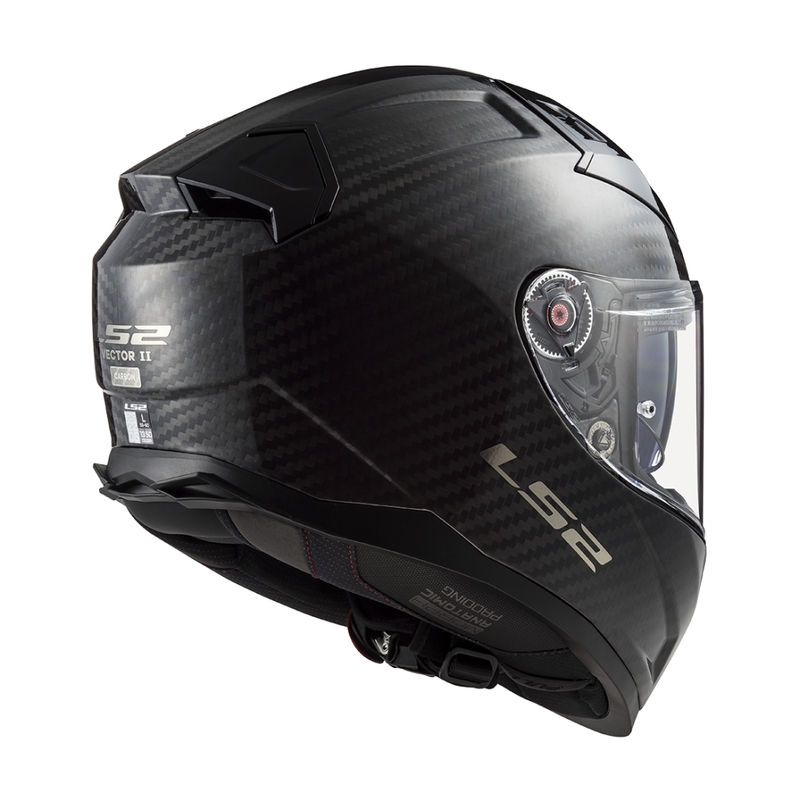 Kask motocyklowy integralny LS2 FF811 Vector II Carbon matowy czarny