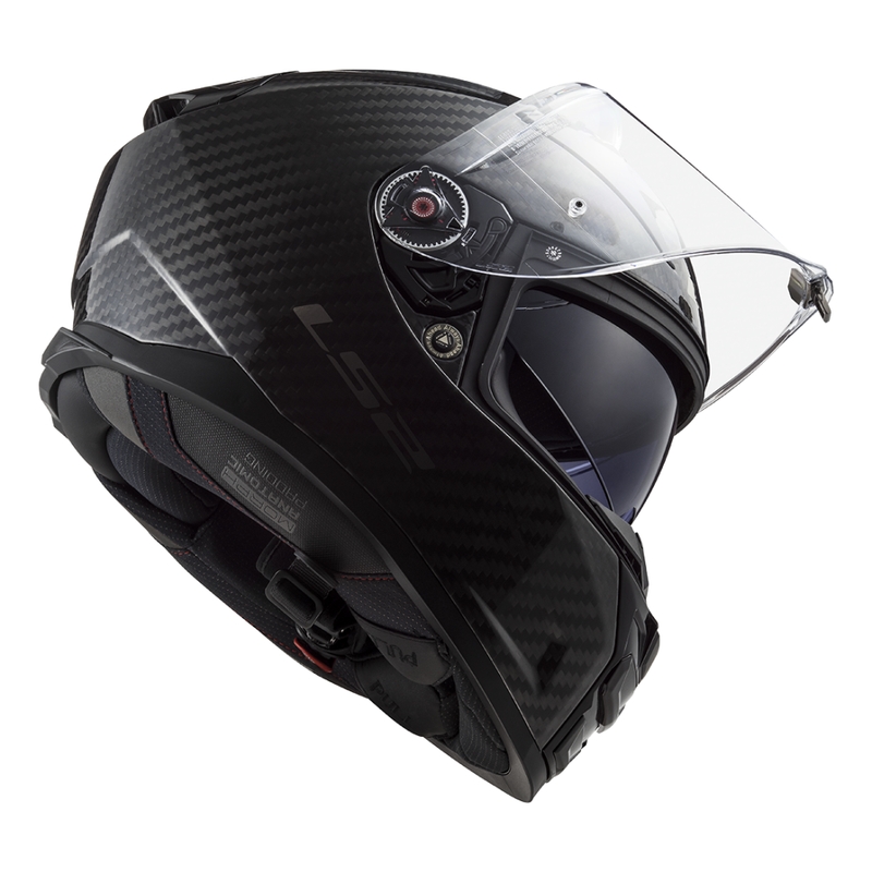 Kask motocyklowy integralny LS2 FF811 Vector II Carbon matowy czarny