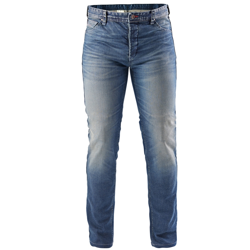 Jeansy motocyklowe Furygan D12 X Kevlar® Straight Washed Light Blue