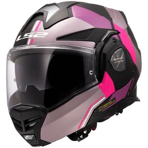Kask motocyklowy typu flip-up LS2 FF901 Advant X Ultra szaro-fioletowy