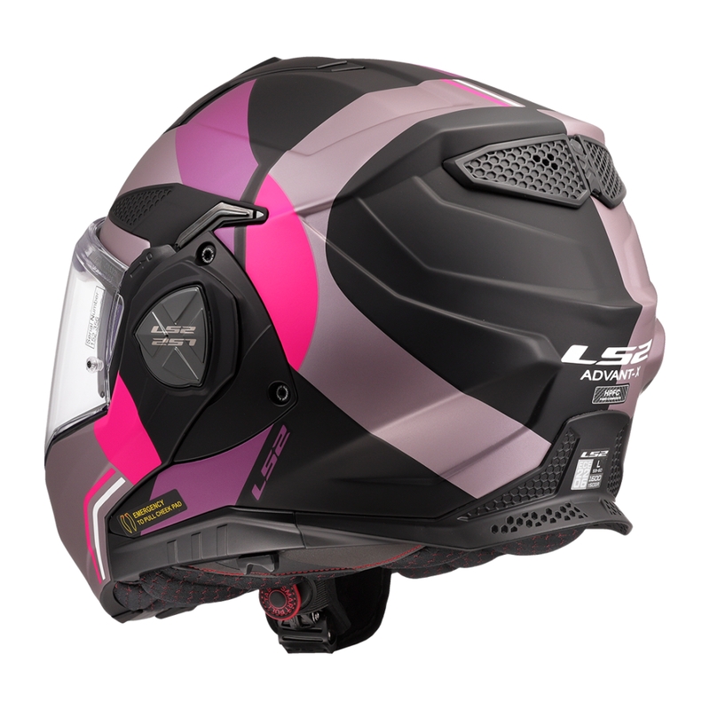 Kask motocyklowy typu flip-up LS2 FF901 Advant X Ultra szaro-fioletowy