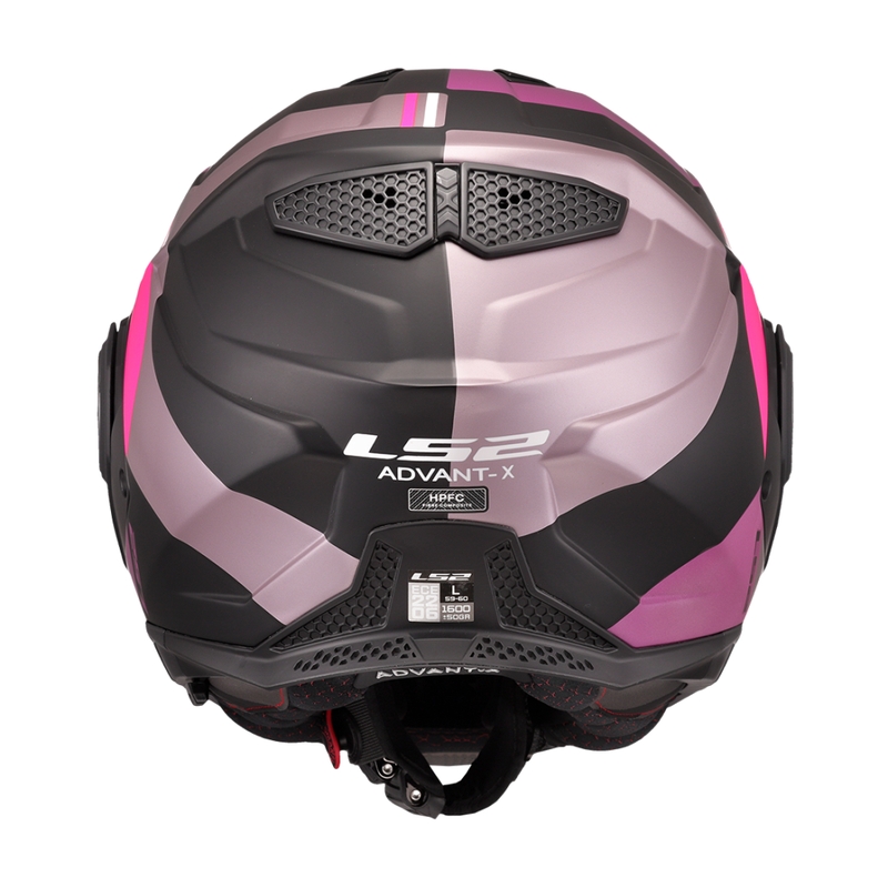 Kask motocyklowy typu flip-up LS2 FF901 Advant X Ultra szaro-fioletowy