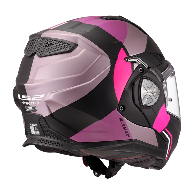 Kask motocyklowy typu flip-up LS2 FF901 Advant X Ultra szaro-fioletowy