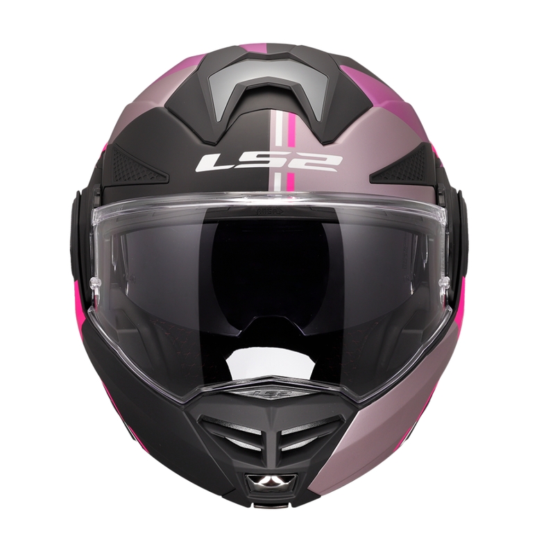 Kask motocyklowy typu flip-up LS2 FF901 Advant X Ultra szaro-fioletowy