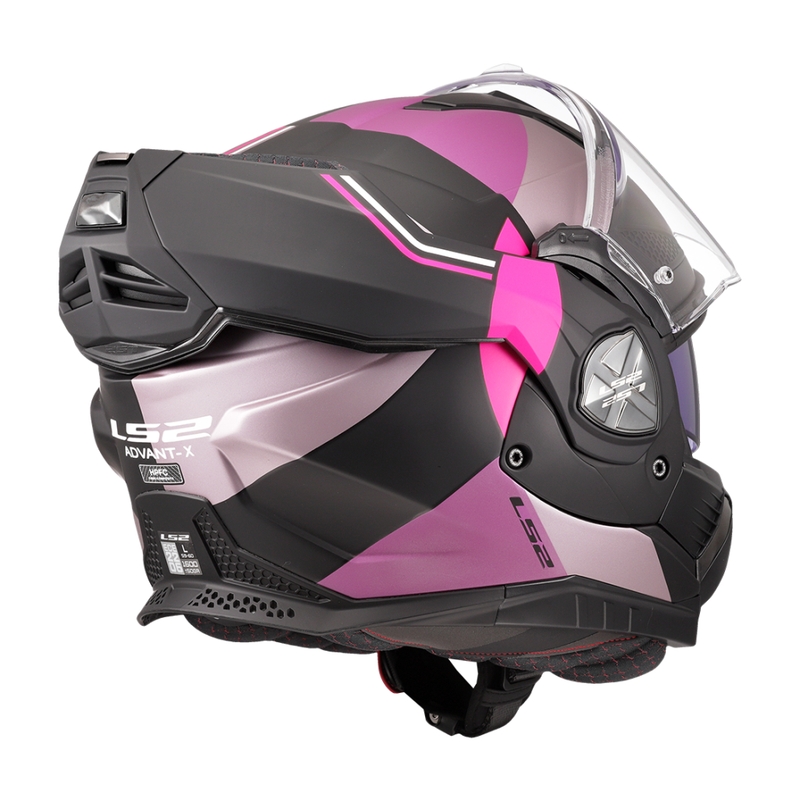 Kask motocyklowy typu flip-up LS2 FF901 Advant X Ultra szaro-fioletowy