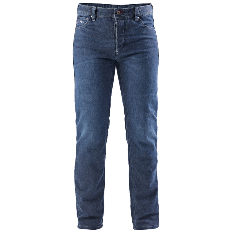 Jeansy motocyklowe Furygan K12 X Kevlar® Straight w kolorze niebieskim