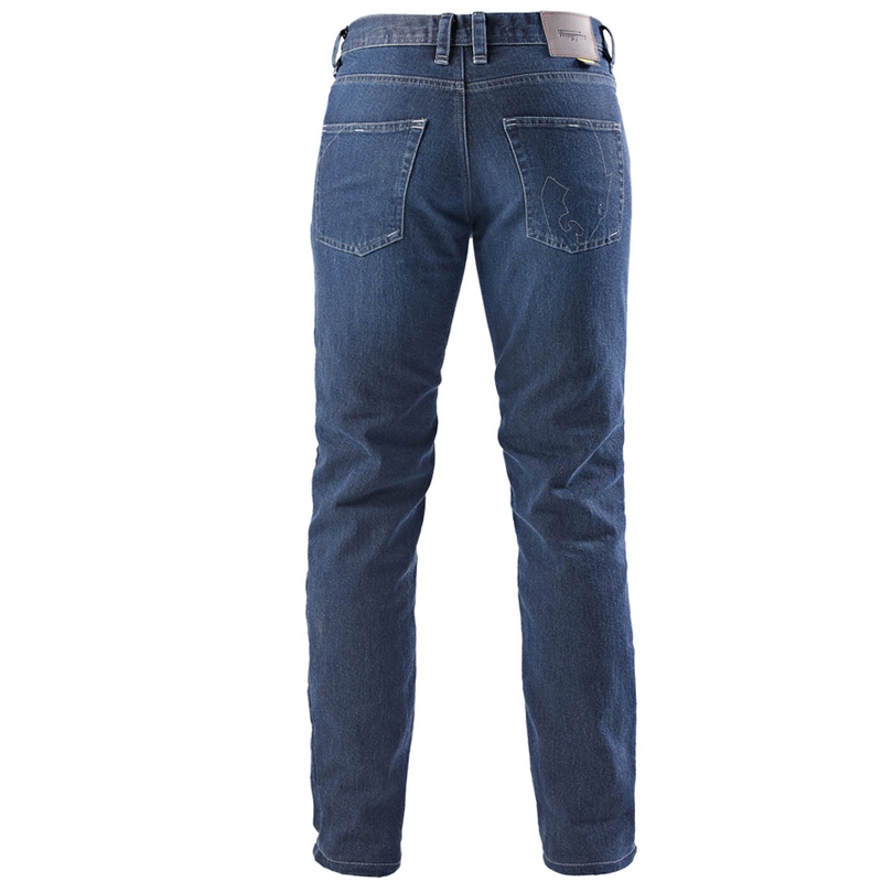 Jeansy motocyklowe Furygan K12 X Kevlar® Straight w kolorze niebieskim