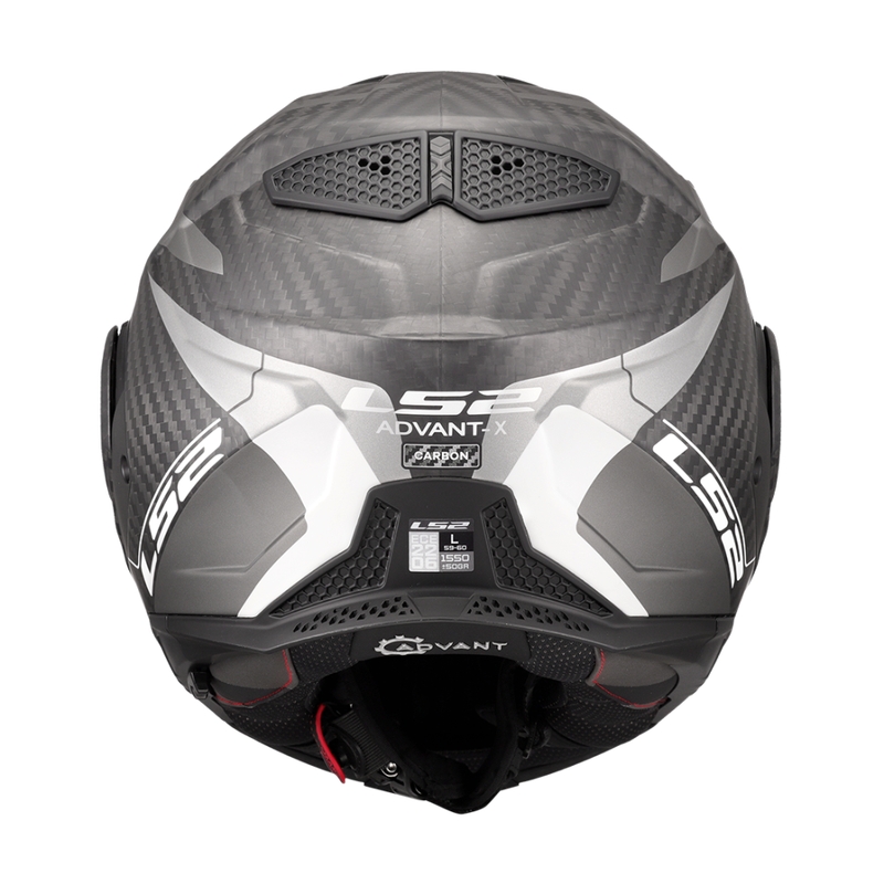 Kask motocyklowy typu flip-up LS2 FF901 Advant XC Horizon srebrno-szary
