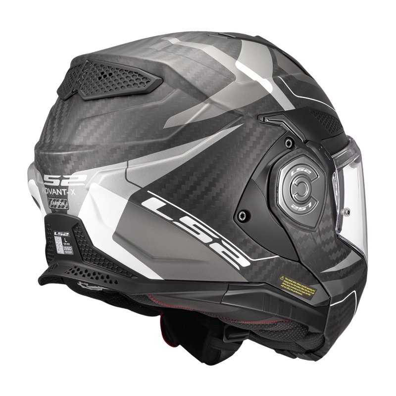 Kask motocyklowy typu flip-up LS2 FF901 Advant XC Horizon srebrno-szary
