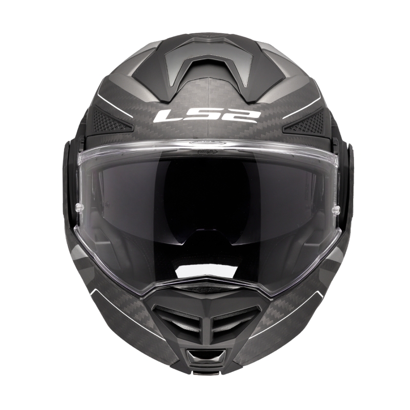Kask motocyklowy typu flip-up LS2 FF901 Advant XC Horizon srebrno-szary