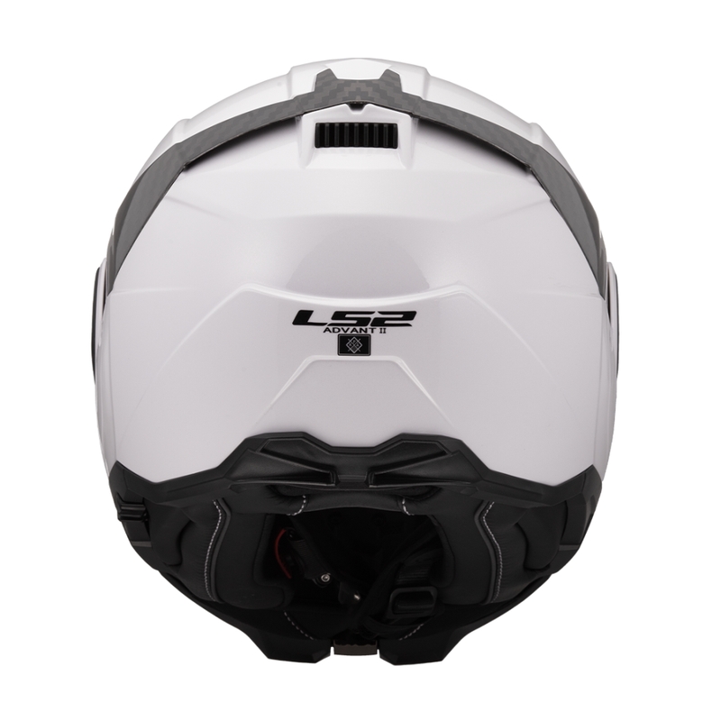 Kask motocyklowy typu flip-up LS2 FF910 Advant II Solid biały