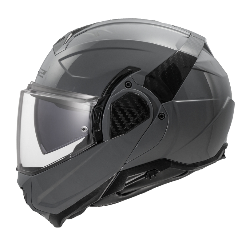 Kask motocyklowy typu flip-up LS2 FF910 Advant II Solid Nardo szary