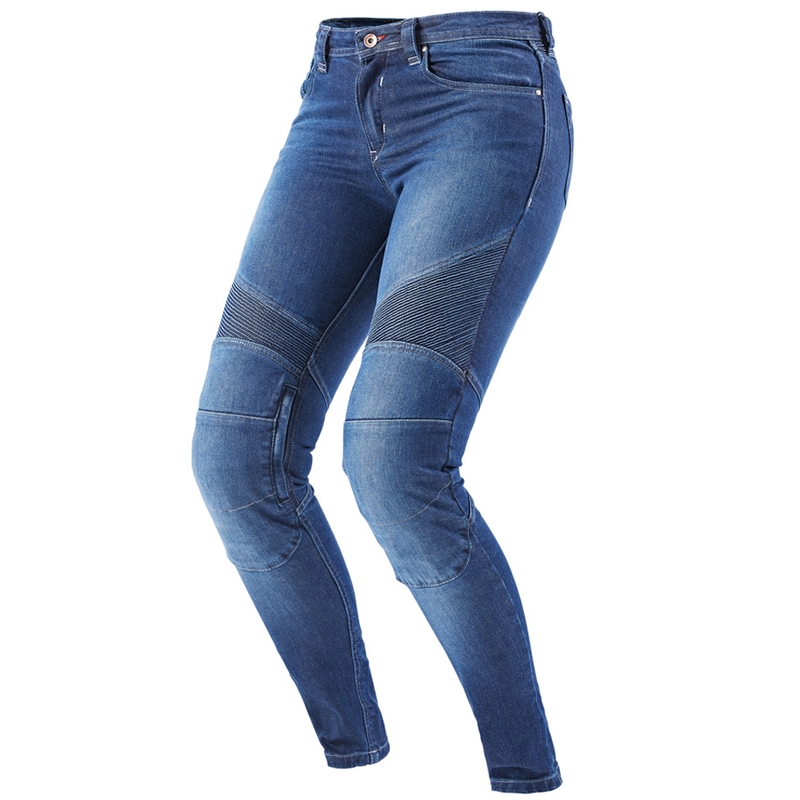 Jeansy motocyklowe damskie Furygan Purdey Evo Slim niebieskie