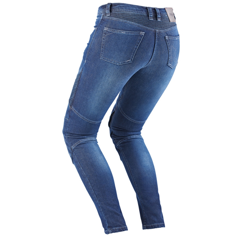 Jeansy motocyklowe damskie Furygan Purdey Evo Slim niebieskie
