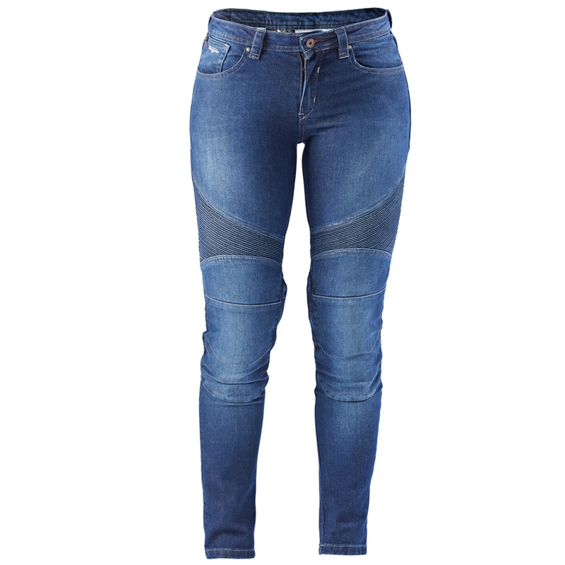 Jeansy motocyklowe damskie Furygan Purdey Evo Slim niebieskie