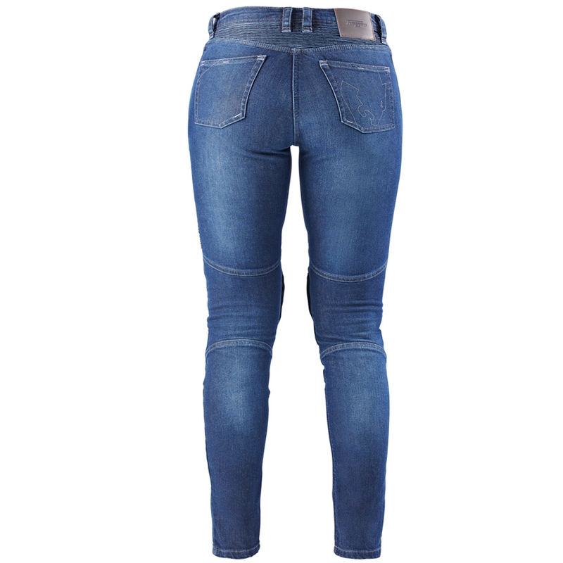 Jeansy motocyklowe damskie Furygan Purdey Evo Slim niebieskie