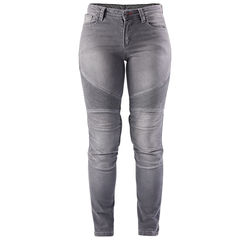 Jeansy motocyklowe damskie Furygan Purdey Evo Slim szare