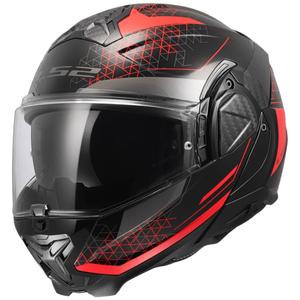Kask motocyklowy typu flip-up LS2 FF910 Advant II Astral czerwony