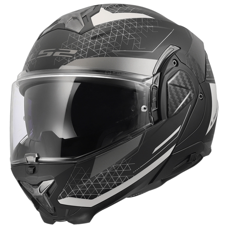 Kask motocyklowy typu flip-up LS2 FF910 Advant II Astral matowy szary