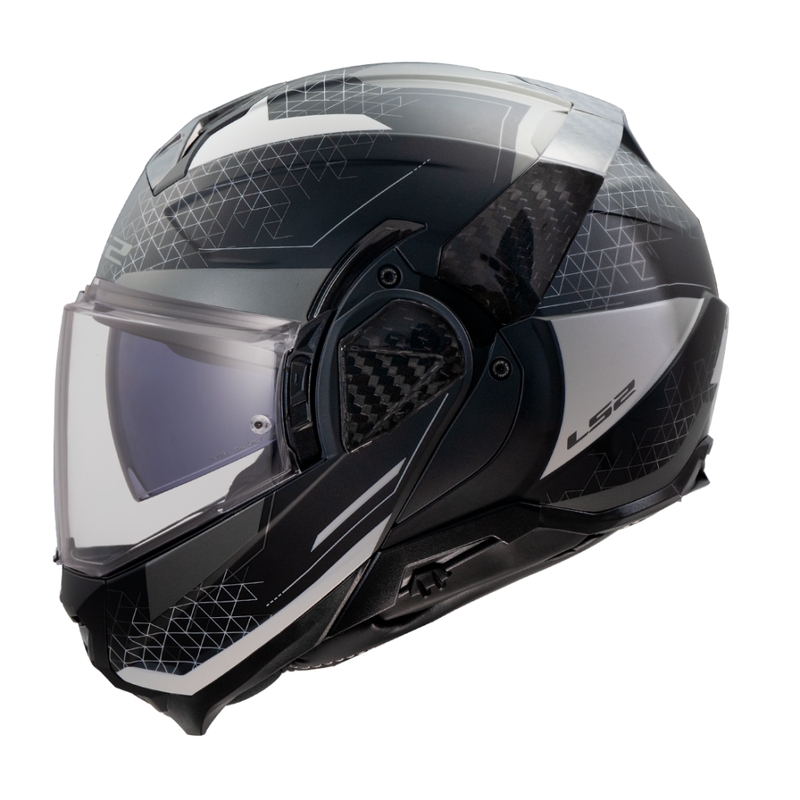 Kask motocyklowy typu flip-up LS2 FF910 Advant II Astral matowy szary