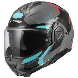 Kask motocyklowy typu flip-up LS2 FF910 Advant II Triple Nardo szary