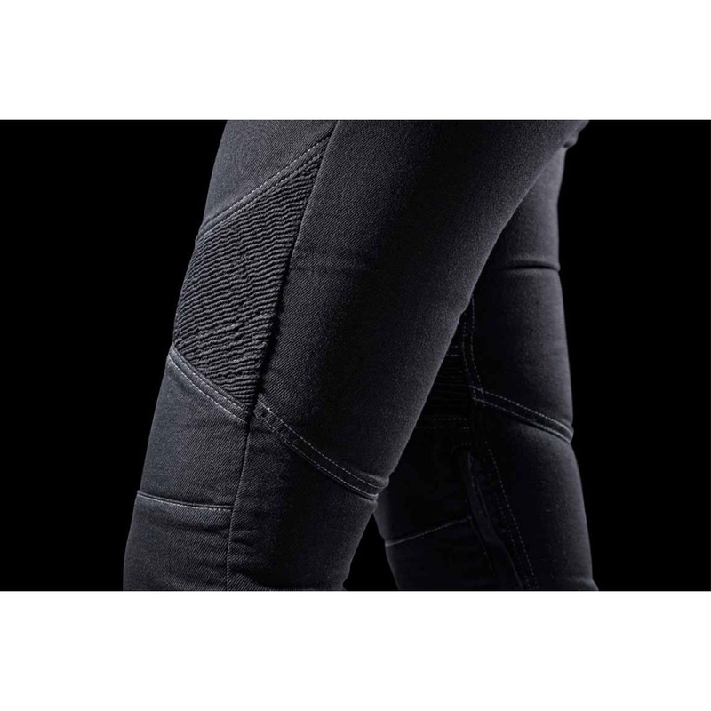 Jeansy motocyklowe damskie Furygan Purdey Evo Slim czarne