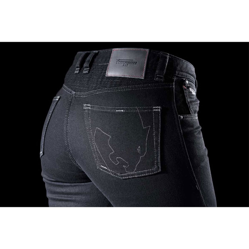 Jeansy motocyklowe damskie Furygan Purdey Evo Slim czarne