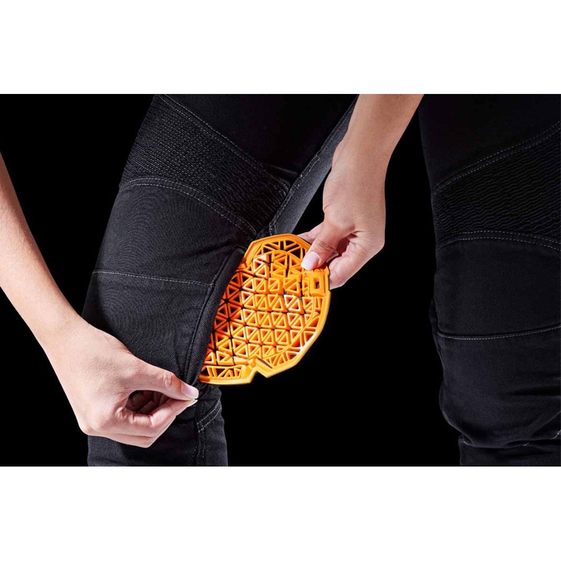 Jeansy motocyklowe damskie Furygan Purdey Evo Slim czarne