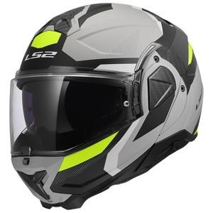 Kask motocyklowy typu flip-up LS2 FF910 Advant II Triple jasnoszary