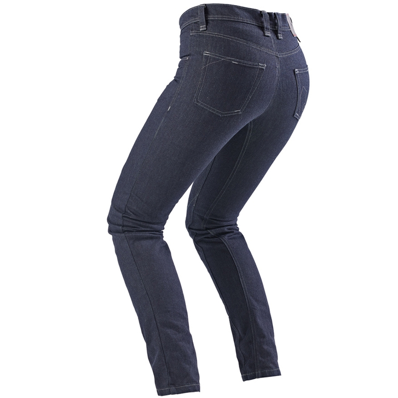 Jeansy motocyklowe damskie Furygan Nikita X Kevlar® Mom Fit w kolorze ciemnoniebieskim