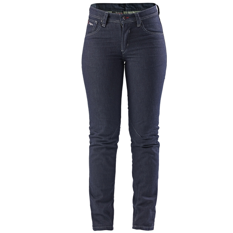 Jeansy motocyklowe damskie Furygan Nikita X Kevlar® Mom Fit w kolorze ciemnoniebieskim