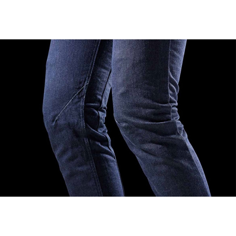 Jeansy motocyklowe damskie Furygan Nikita X Kevlar® Mom Fit w kolorze ciemnoniebieskim