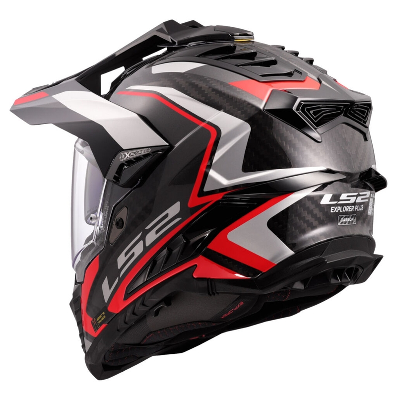 Kask motocyklowy enduro LS2 MX701 Explorer C Frontier II czerwony