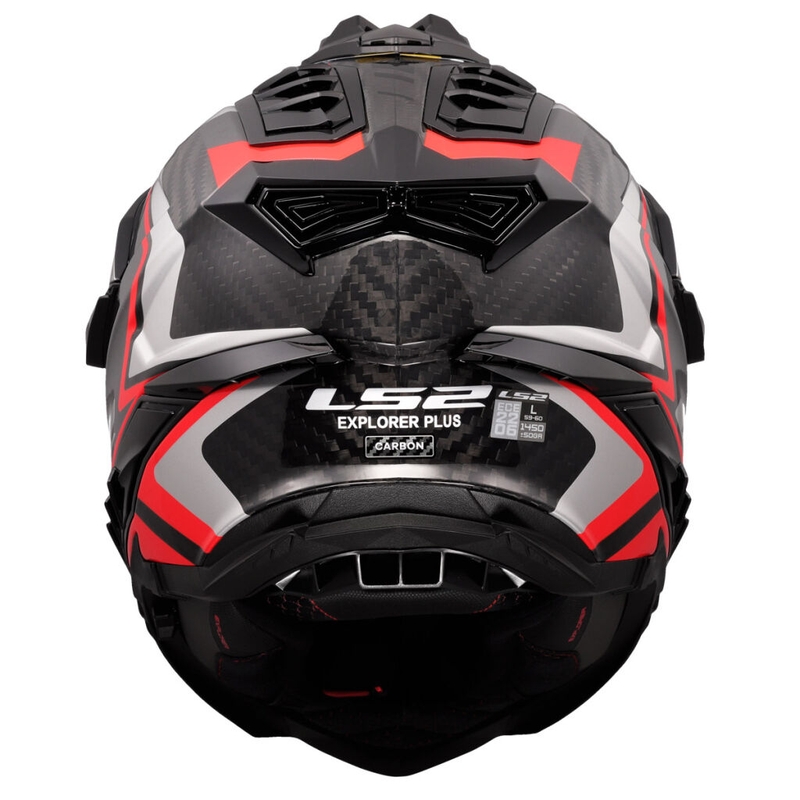 Kask motocyklowy enduro LS2 MX701 Explorer C Frontier II czerwony