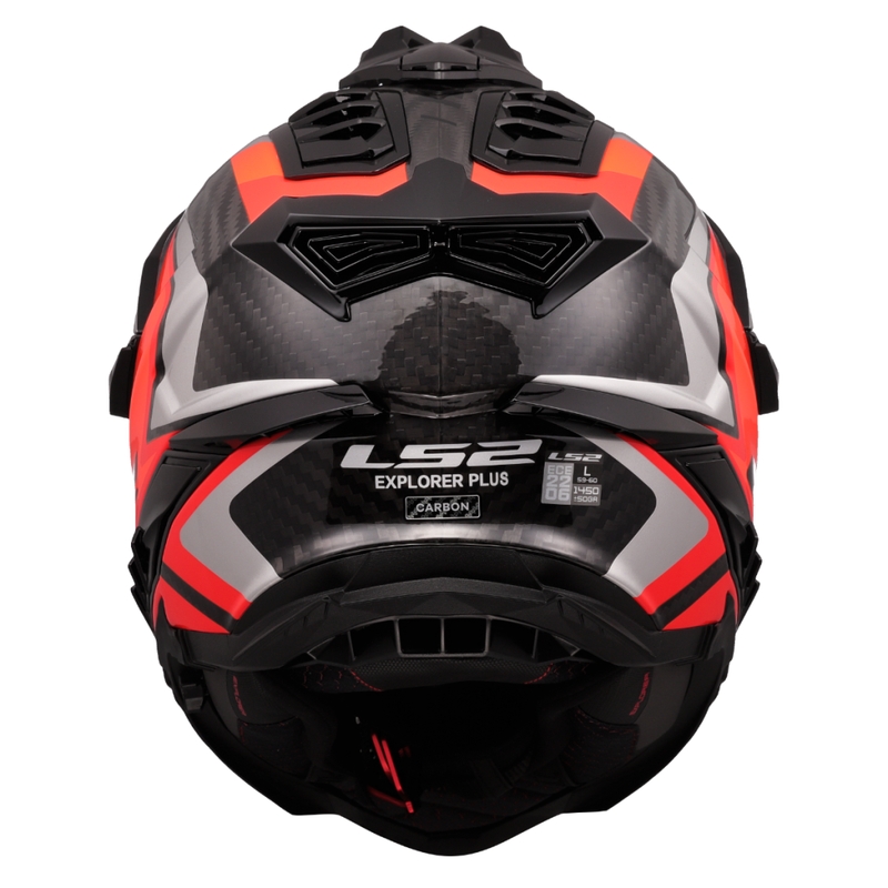 Kask motocyklowy enduro LS2 MX701 Explorer C Frontier II pomarańczowy