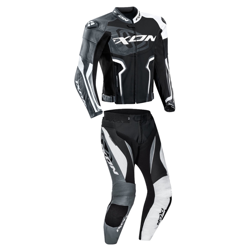 Kombinezon motocyklowy IXON Falcon czarno-szaro-biały