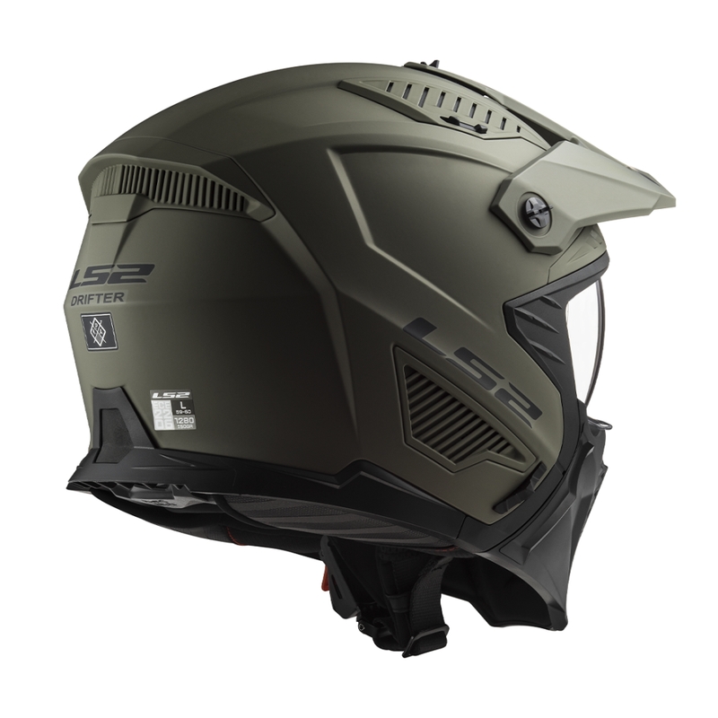Kask motocyklowy LS2 OF606 Drifter Solid matowy piaskowy