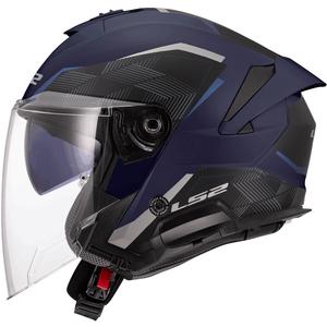 Kask motocyklowy otwarty LS2 OF618 Verso II Air ciemnoniebieski