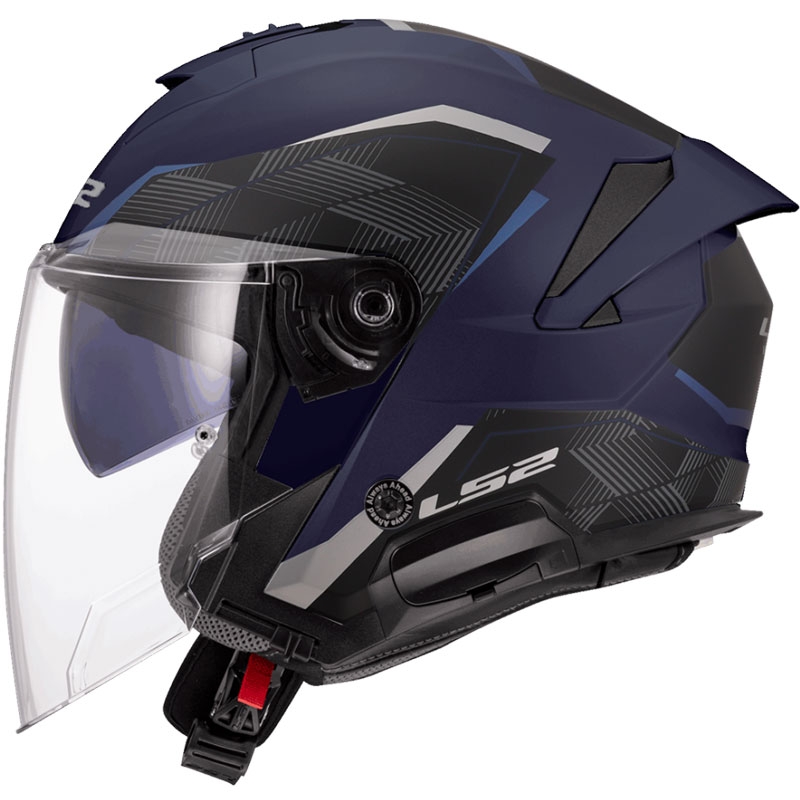 Kask motocyklowy otwarty LS2 OF618 Verso II Air ciemnoniebieski