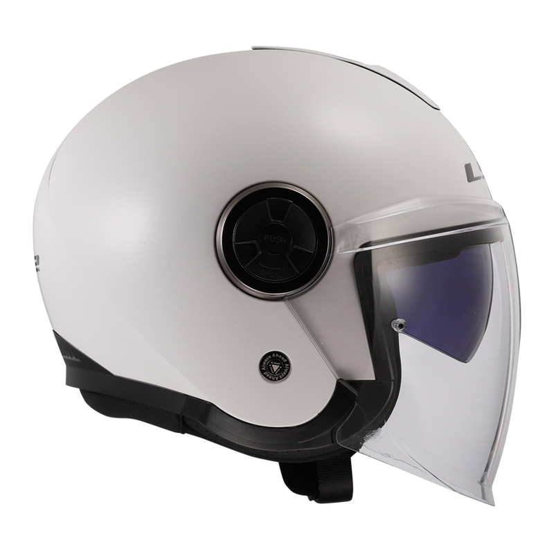 Kask motocyklowy otwarty LS2 OF620 Classy Solid biały
