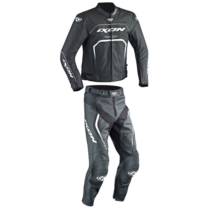 Kombinezon motocyklowy IXON Fighter czarno-biały