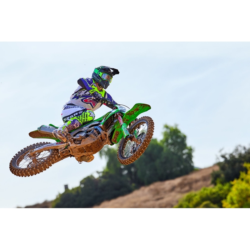 Spodnie motocrossowe Alpinestars Supertech edycja limitowana Dirt Studios biało-fioletowo-różowo-fluo-żółte