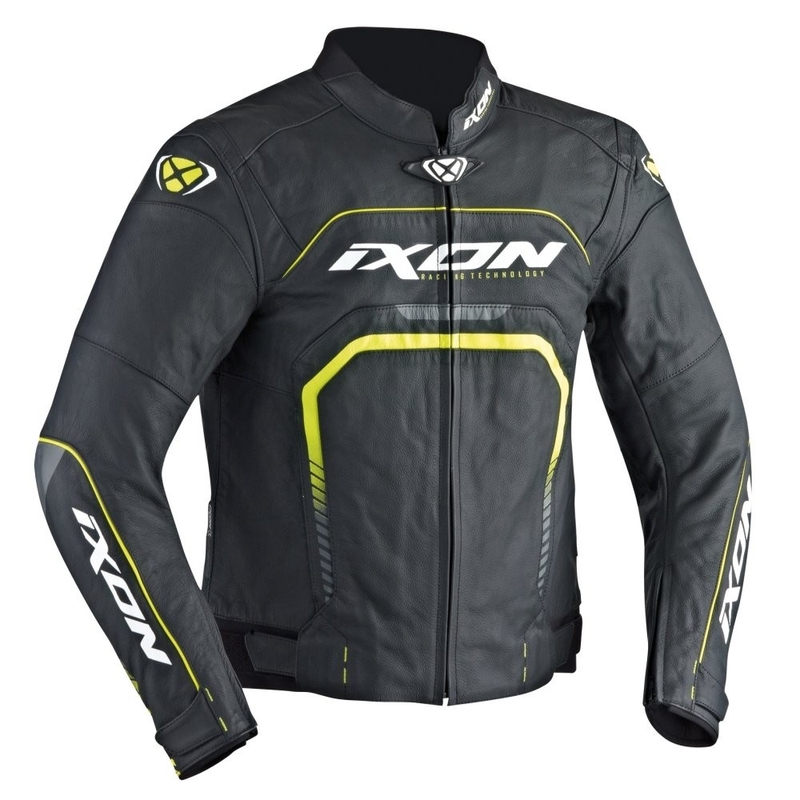 Kurtka motocyklowa IXON Fighter czarno-żółta