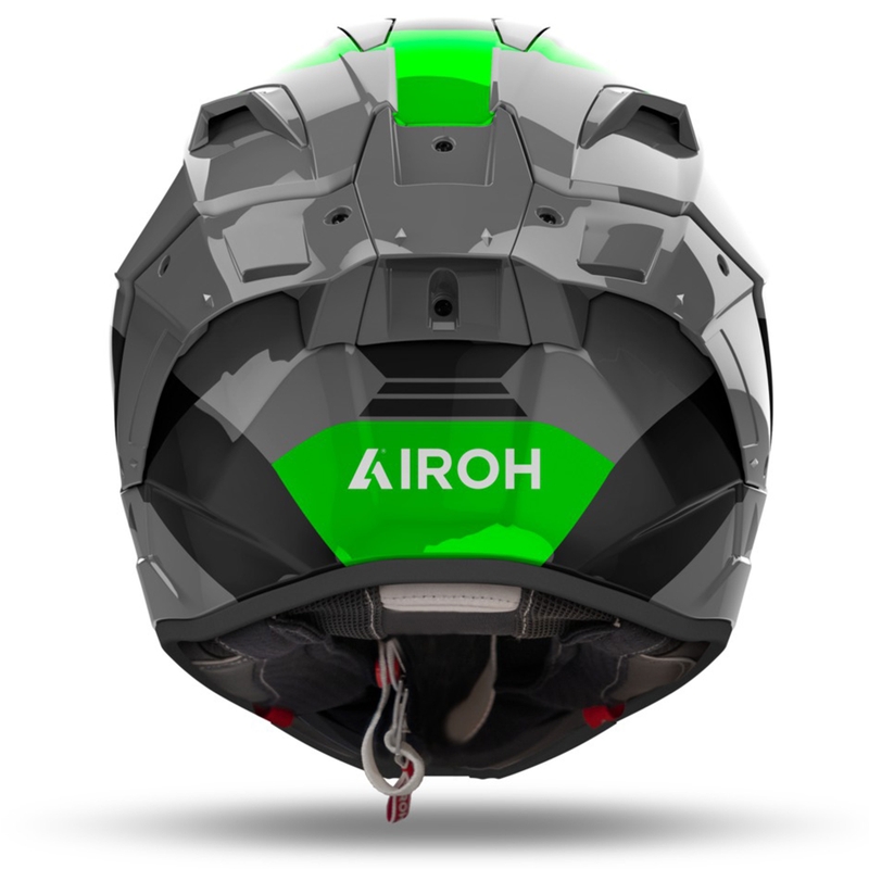 Kask motocyklowy integralny Airoh GP800 Competition w kolorze fluo-zielonym