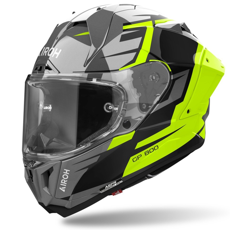 Kask motocyklowy integralny Airoh GP800 Master żółty