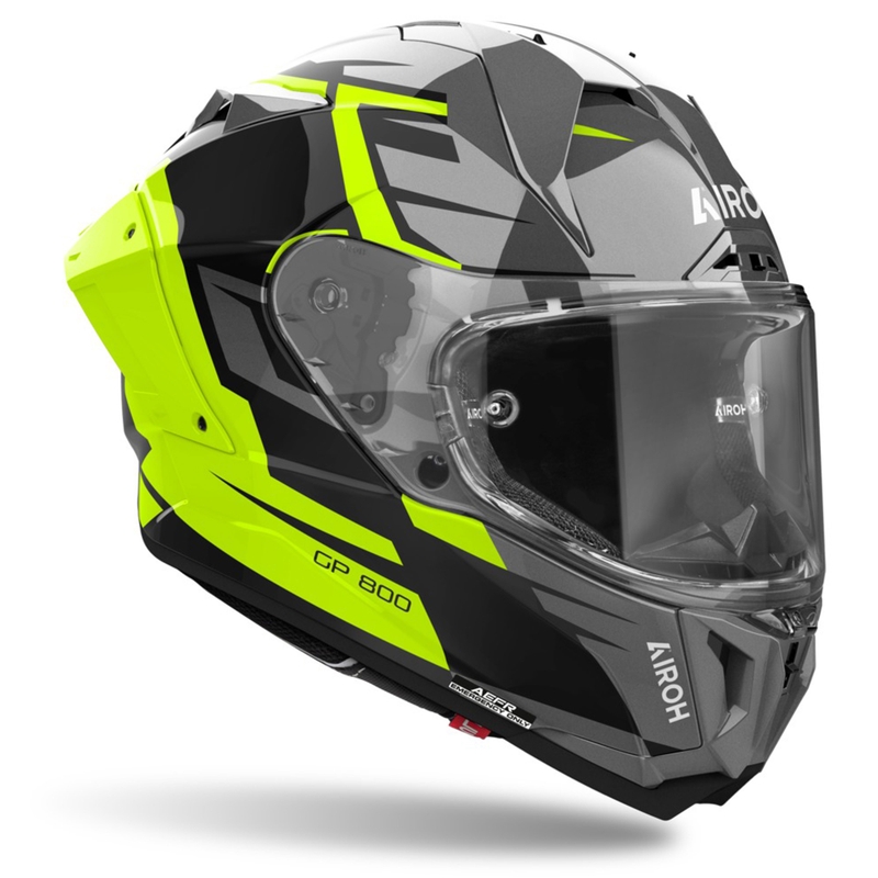 Kask motocyklowy integralny Airoh GP800 Master żółty